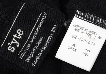 S'YTE Cotton Layered Raglan Turtleneck Black Size M