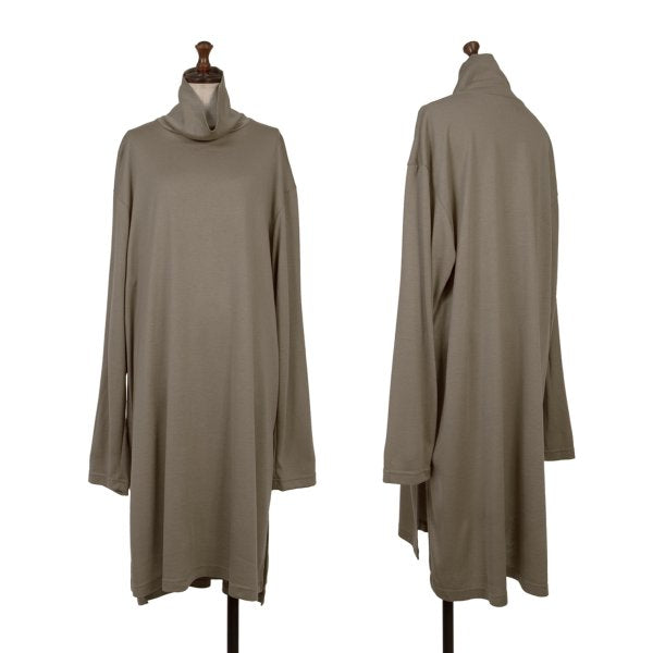 S'YTE Acrylic Wool Turtleneck Long Sleeve Top Beige Size 3