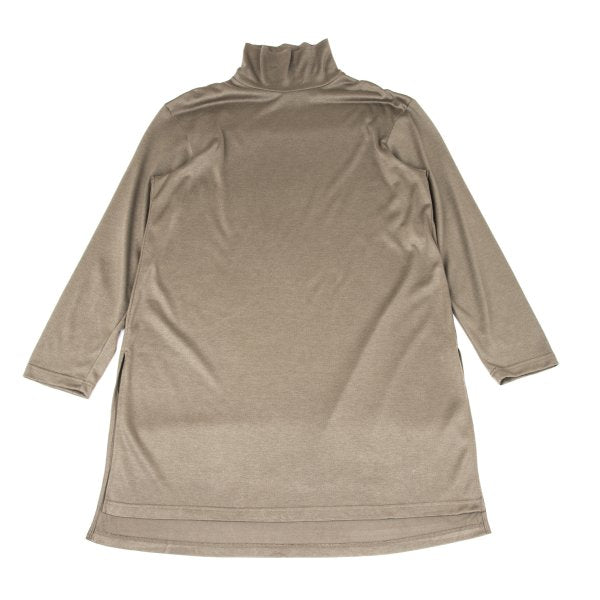 S'YTE Acrylic Wool Turtleneck Long Sleeve Top Beige Size 3
