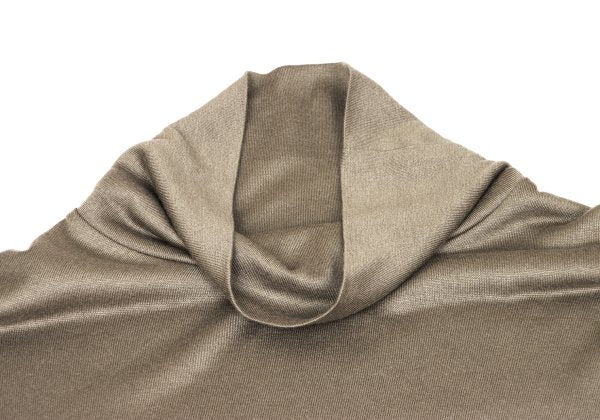 S'YTE Acrylic Wool Turtleneck Long Sleeve Top Beige Size 3