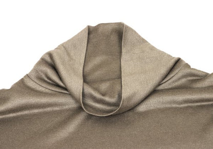 S'YTE Acrylic Wool Turtleneck Long Sleeve Top Beige Size 3