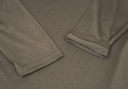S'YTE Acrylic Wool Turtleneck Long Sleeve Top Beige Size 3