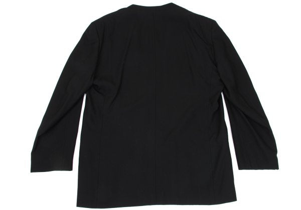 ISSEY MIYAKE MEN Wool Wrinkled Silk Jacket Black Size L