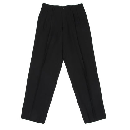 ISSEY MIYAKE MEN Wool Two-Tuck Pants Black Size L