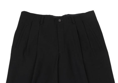 ISSEY MIYAKE MEN Wool Two-Tuck Pants Black Size L