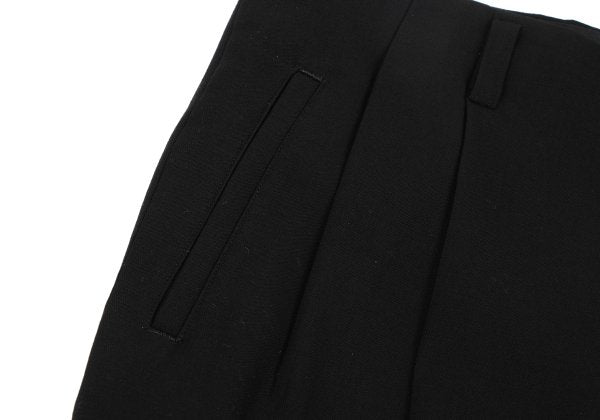ISSEY MIYAKE MEN Wool Two-Tuck Pants Black Size L