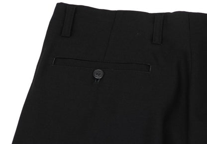 ISSEY MIYAKE MEN Wool Two-Tuck Pants Black Size L