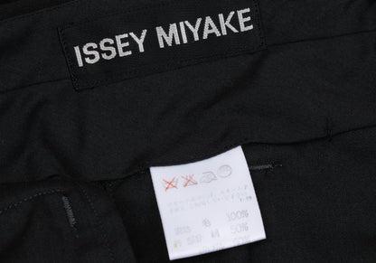 ISSEY MIYAKE MEN Wool Two-Tuck Pants Black Size L