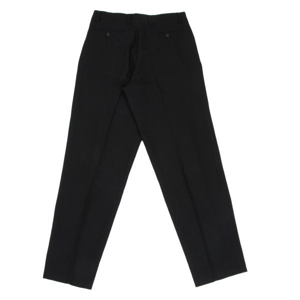 ISSEY MIYAKE MEN Wrinkle Silk Paneled Wool Black Size L