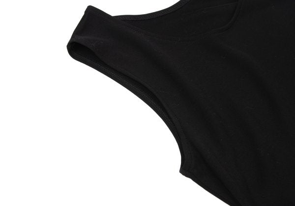 Yohji Yamamoto FEMME Sleeveless Stretch Dress Black Size 3