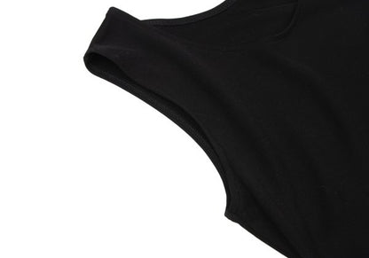 Yohji Yamamoto FEMME Sleeveless Stretch Dress Black Size 3