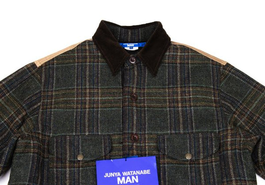 JUNYA WATANABE MAN Filson Leather Panel Jacket Khaki Size XL