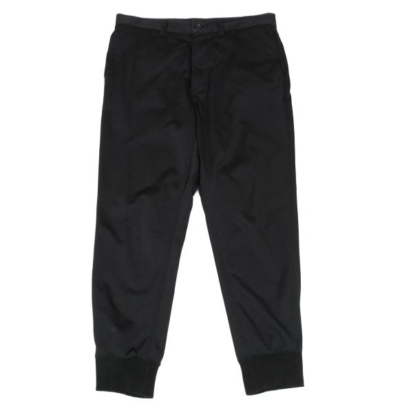 JUNYA WATANABE MAN Tapered Jersey Pants Black Size M