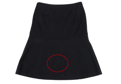 yoshie inaba Wool Knit Midi Skirt Navy Size 9