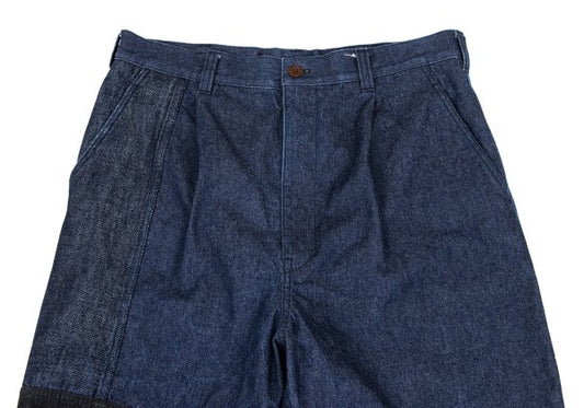 COMME des GARCONS HOMME Double Knee Pants Indigo Size M