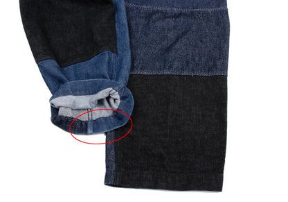 COMME des GARCONS HOMME Double Knee Pants Indigo Size M