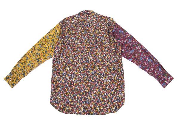 COMME des GARCONS SHIRT Floral Print Shirt Bordeaux Size L
