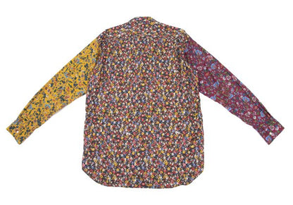 COMME des GARCONS SHIRT Floral Print Shirt Bordeaux Size L