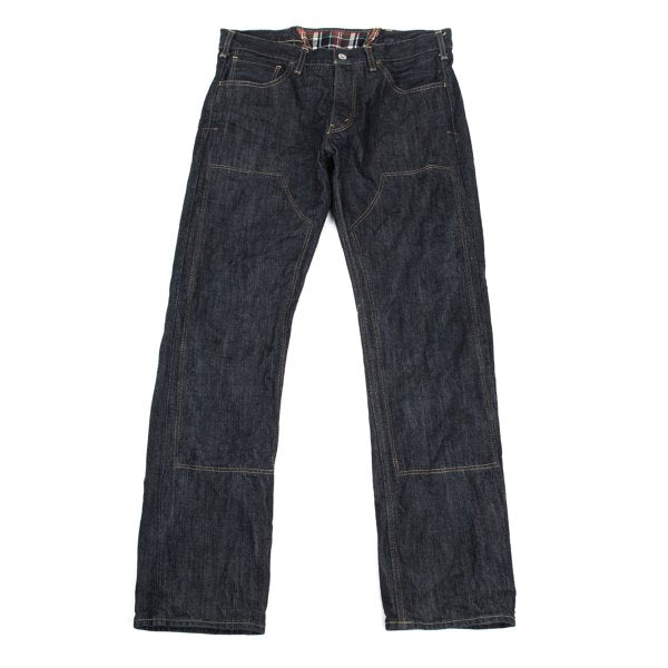 JUNYA WATANABE MAN Check Flannel Lined Denim Jeans Size L