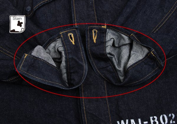 JUNYA WATANABE MAN Stencil Print Jacket Indigo Size L