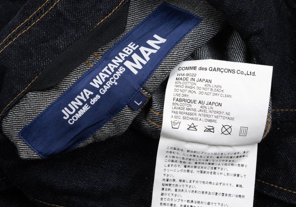 JUNYA WATANABE MAN Stencil Print Jacket Indigo Size L