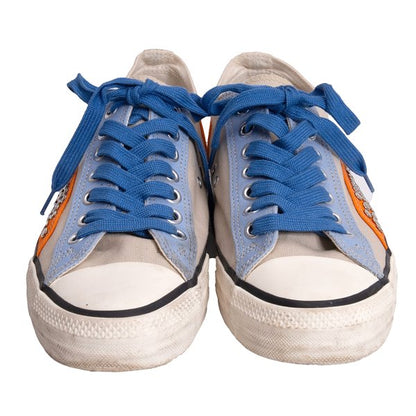 CDG HOMME PLUS Beige Stud Canvas Sneakers Size 26cm