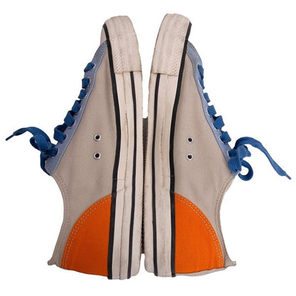 CDG HOMME PLUS Beige Stud Canvas Sneakers Size 26cm