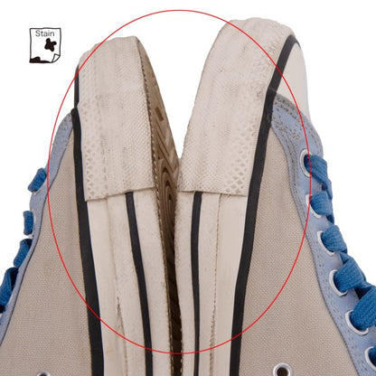 CDG HOMME PLUS Beige Stud Canvas Sneakers Size 26cm