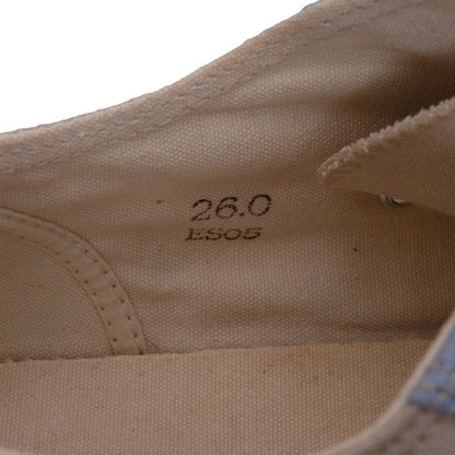 CDG HOMME PLUS Beige Stud Canvas Sneakers Size 26cm