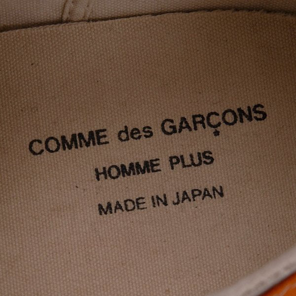 CDG HOMME PLUS Beige Stud Canvas Sneakers Size 26cm