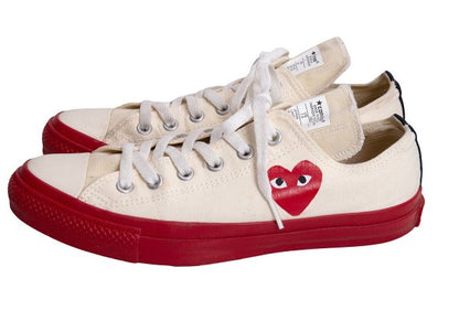 PLAY COMME des GARCONS x Converse Sneakers White Size 26cm