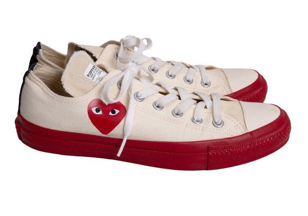 PLAY COMME des GARCONS x Converse Sneakers White Size 26cm