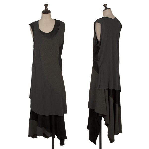 Yohji Yamamoto NOIR 15AW Layered Dress Black Size 2