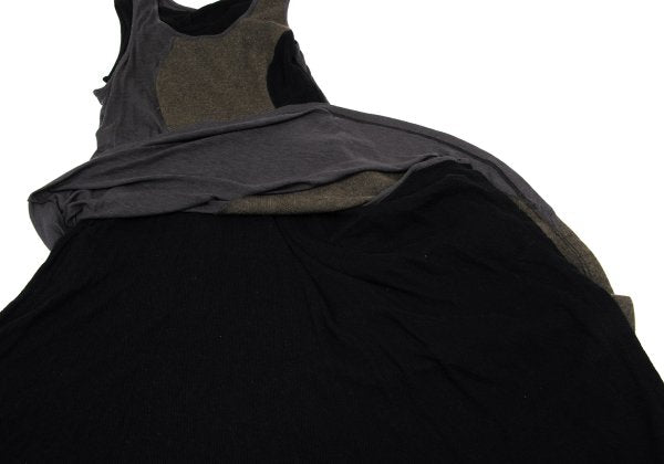 Yohji Yamamoto NOIR 15AW Layered Dress Black Size 2