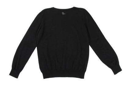 Yohji Yamamoto FEMME Cashmere Blend Sweater Black Size 2