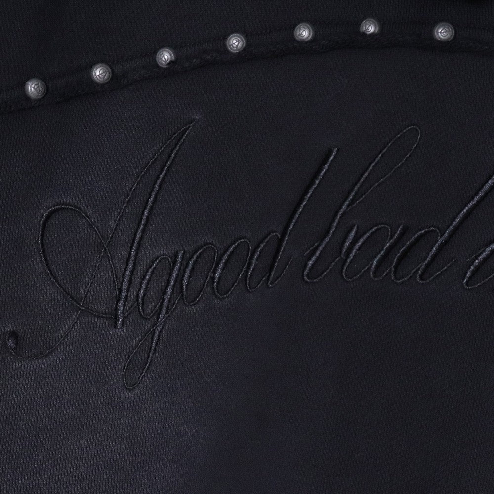 A GOOD BAD INFLUENCE Original Studded Hoodie Black Size XL
