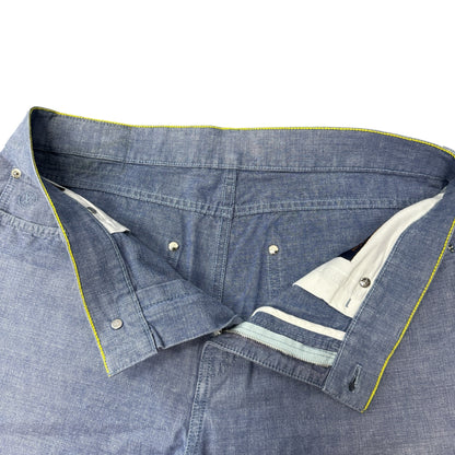 LOUIS VUITTON LV Logo Embroidered Denim Jeans Size 32