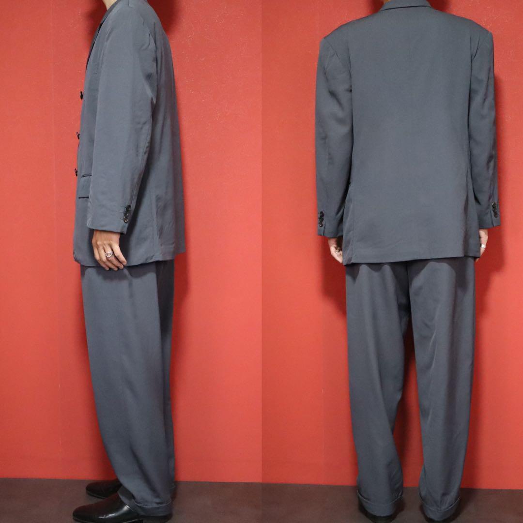 Yohji Yamamoto Double-breasted Wool Diagonal Hem Size M