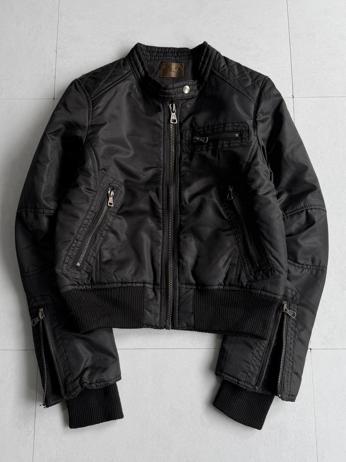 goa Nylon Short Flight Jacket Size FREE