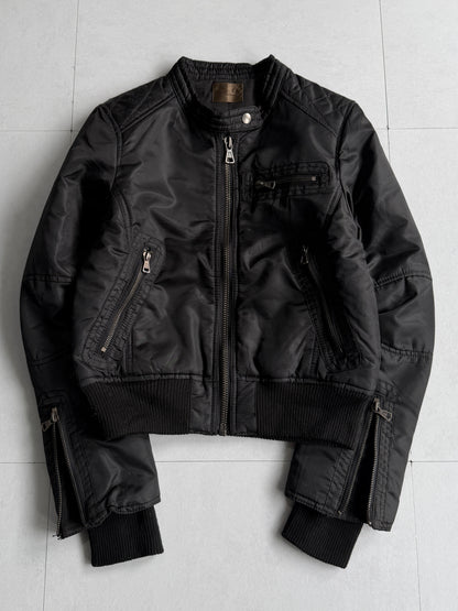 goa Nylon Short Flight Jacket Size FREE