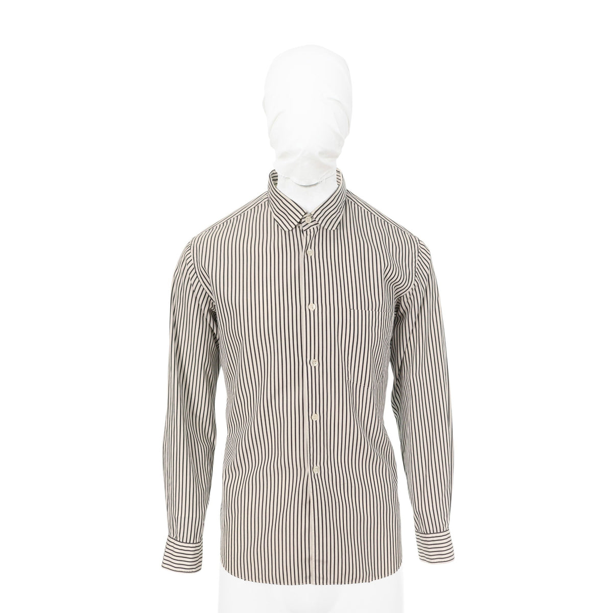 COMME des GARCONS 2008 A/W Cotton Shirt White/Black Size S