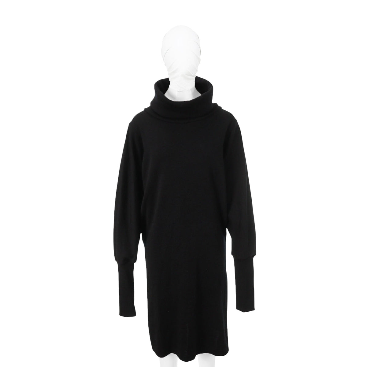 VERONIQUE BRANQUINHO Black Wool Dress Size 38