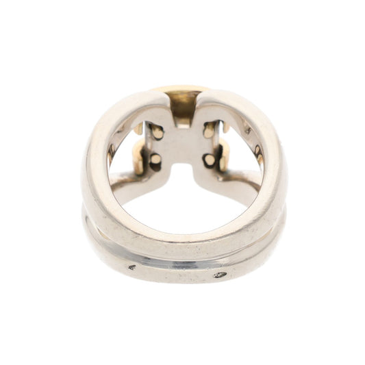 Hermes HERMÈS Silver Gold Ring