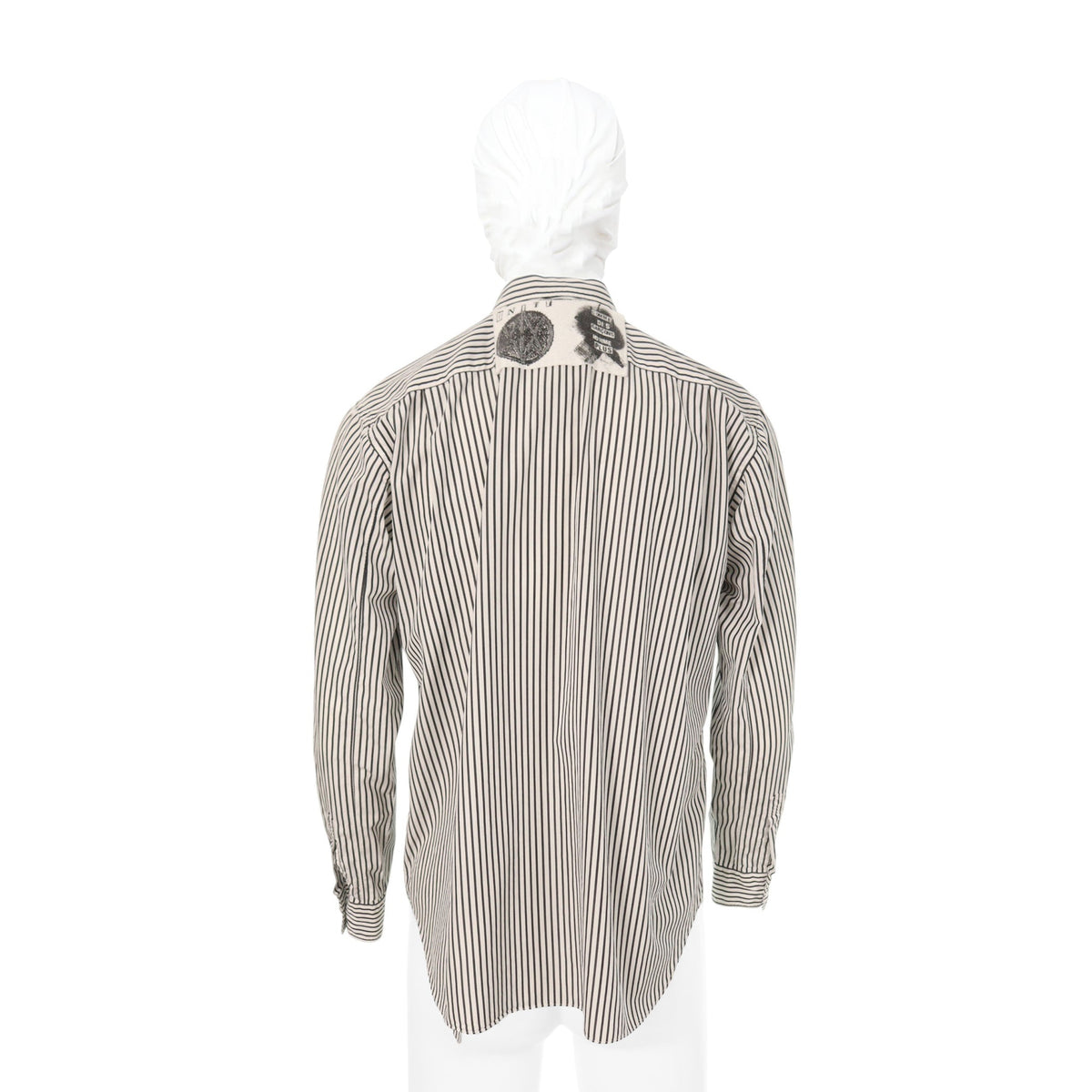 COMME des GARCONS 2008 A/W Cotton Shirt White/Black Size S