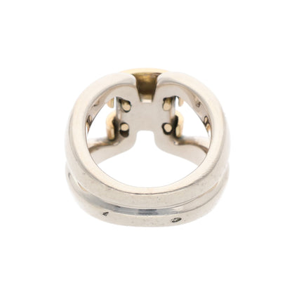 Hermes HERMÈS Silver Gold Ring