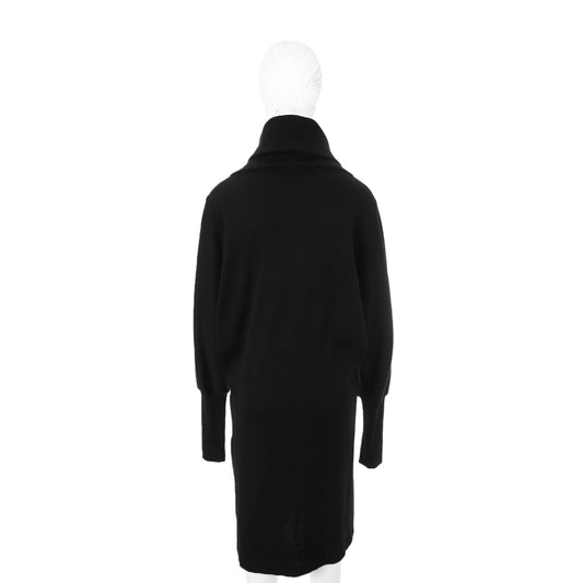 VERONIQUE BRANQUINHO Black Wool Dress Size 38