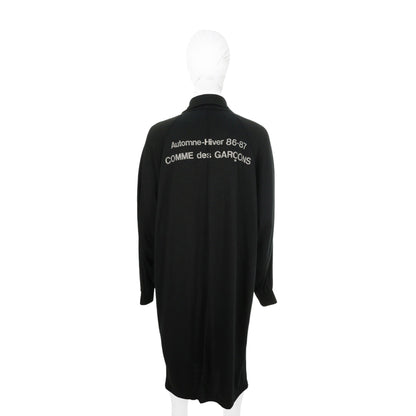 COMME des GARCONS 86AW Black Coat Size M