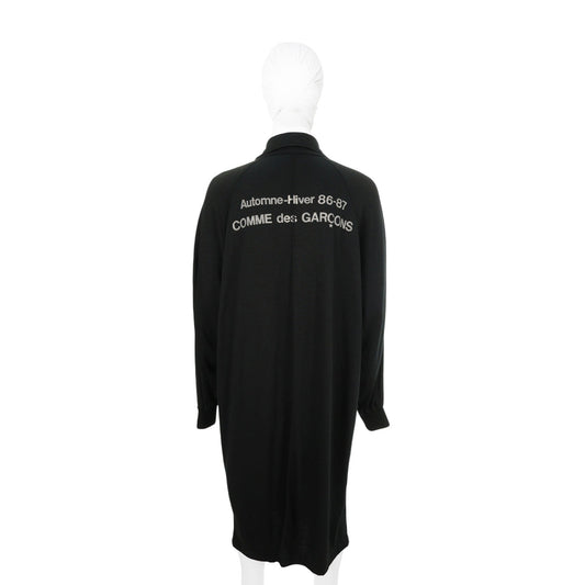COMME des GARCONS 86AW Black Coat Size M