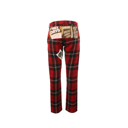 COMME des GARCONS 2008 A/W Wool Pants Red Size SS