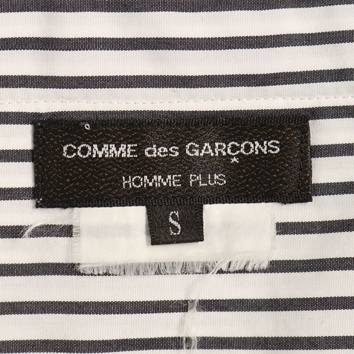 COMME des GARCONS 2008 A/W Cotton Shirt White/Black Size S